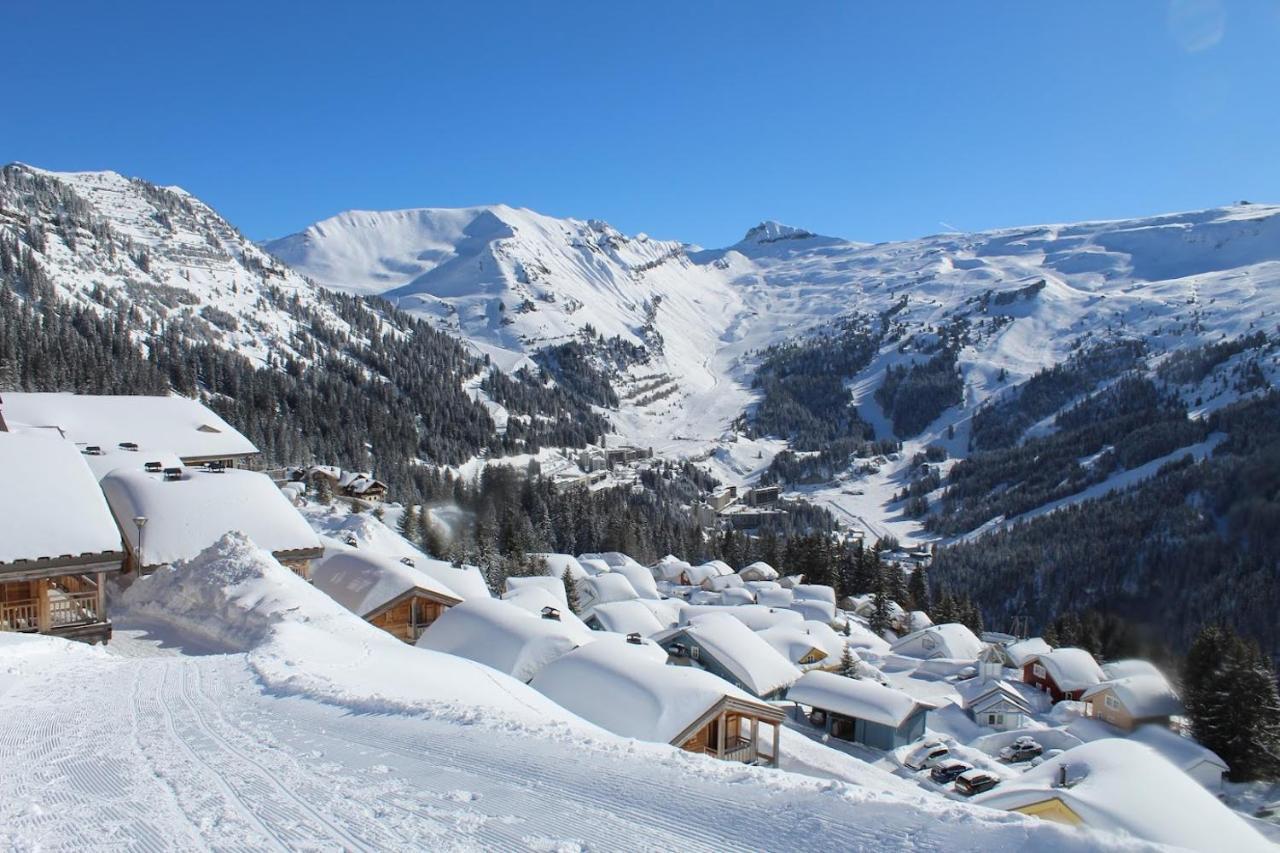 Vue Panoramique Sur Les Montagnes Plein Sud - T2 Skis Aux Pieds, Piscine & Spa Flaine Esterno foto