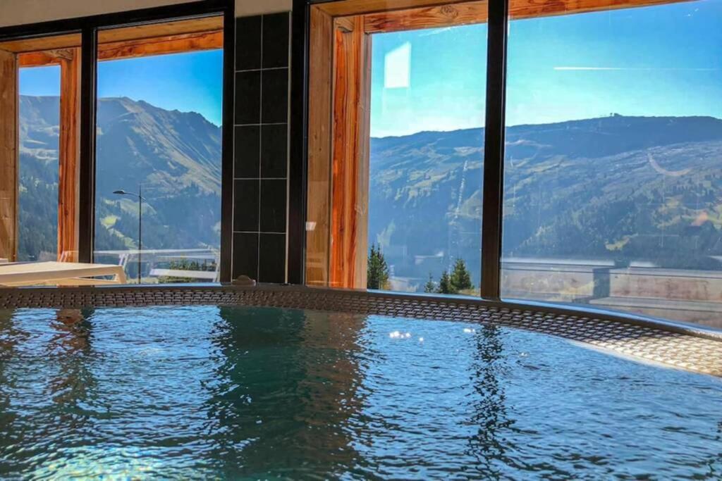 Vue Panoramique Sur Les Montagnes Plein Sud - T2 Skis Aux Pieds, Piscine & Spa Flaine Esterno foto