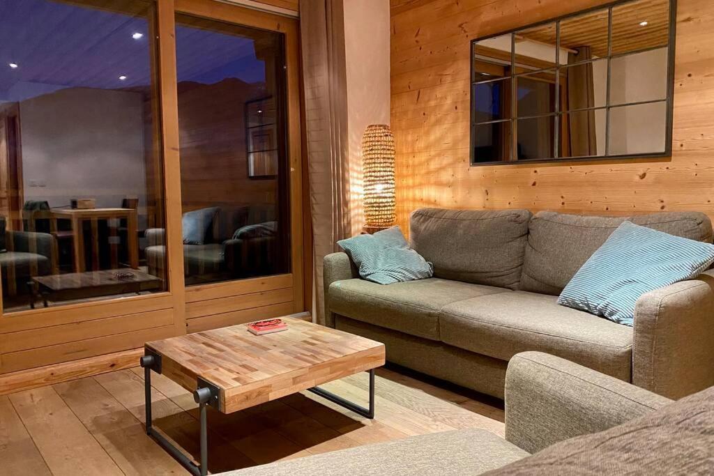 Vue Panoramique Sur Les Montagnes Plein Sud - T2 Skis Aux Pieds, Piscine & Spa Flaine Esterno foto
