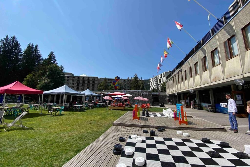 Vue Panoramique Sur Les Montagnes Plein Sud - T2 Skis Aux Pieds, Piscine & Spa Flaine Esterno foto